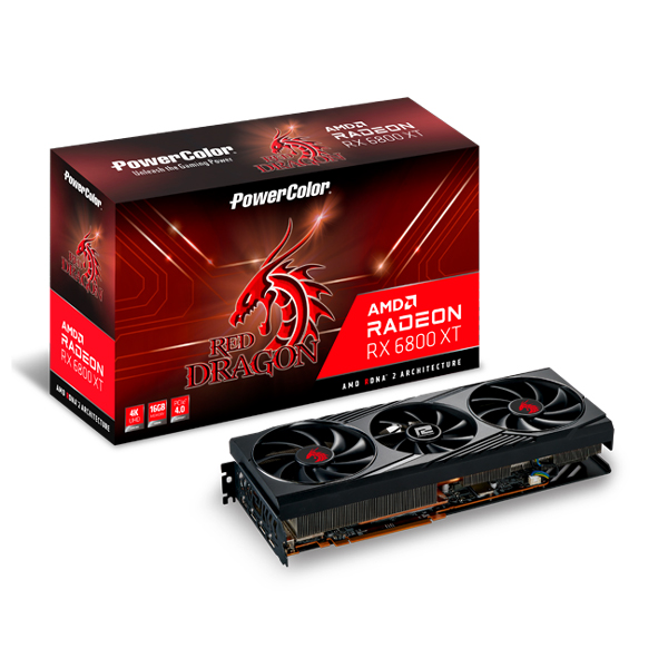 PowerColor Red Dragon RX 6800 XT OC 16GB Graphics Card